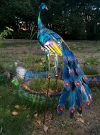 Фигурка садовая Azure Peacock